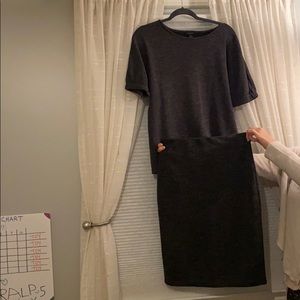 Ann Taylor shirt and skirt combo